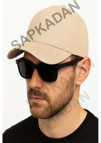 Resim Şapkadan Unisex Ayarlanabilir Koyu Bej Spor Basic Şapka 45645dr56775 Açık Bej 