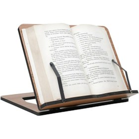 Resim hü ma tasarım ve aksesuar Ahşap Tablet Telefon Tutucu Ayarlanabilir Kitap Okuma Sehpası Standı Rahle 