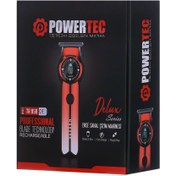 Resim Powertec TR-958 Profesyonel Usb Şarjlı Sakal Ense Tıraş Makinesi 