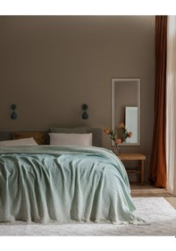 Resim Madame Coco Lunevere Çift Kişilik %100 Pamuk Yatak Örtüsü - Turkuaz 8684427208793 Yeşil 