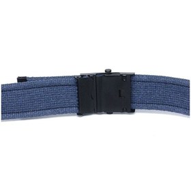 Resim Livze Unisex Siyah Tokalı Kolon Kemeri 4cm Mavi Mavi 