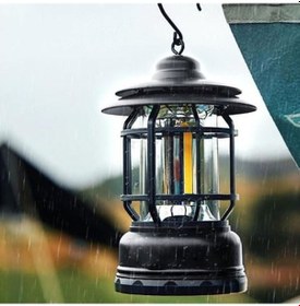 Resim Kamp Lambası Ledli Retro Dekoratif Işık Renkli 