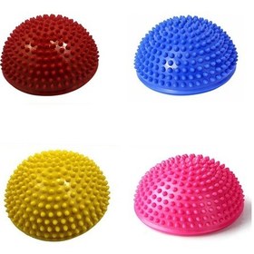 Resim Duyu Denge Nehir Taşları 4 Lü Set Dikenli Duyusal Denge Yarım Top 