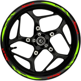 Resim Findify Store Xmax kırmızı yazılı neon(fıstık yeşili) pençe şeritli 