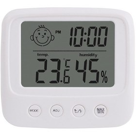 Resim Çocuklar için İç Mekan Termometre ve Saatli Nem Ölçer Thr339 