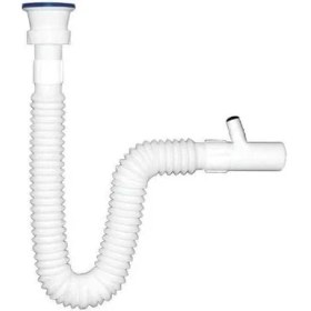 Resim Özbest Çamaşır Çıkışlı Lüx Körüklü Lavabo Sifon 