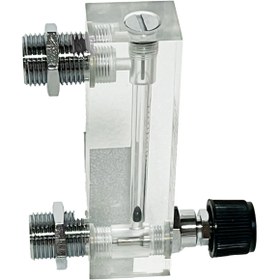 Resim MEOFLOW Debimetre - Lzm Gaz 0,4 – 4 L/dk- Ayar Vanalı -debi Ölçer - Şamandıralı 