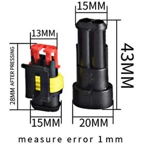 Resim Trendooze Süper Su Seal Pin Oto Konnektör Geçirmez Erkek Dişi Adet 2 10 552489317 Wa 