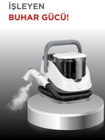 Resim Torima TCC-01 Gri Buharlı Koltuk ve Halı Yıkama Makinesi Leke Çıkartma Makinesi 