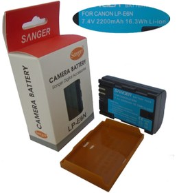 Resim SANGER Lp-e6, Canon 5d Fotoğraf Makinesi Için Lion Pil 