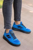 Resim one blue Ortopedik Taban Fileli Casual Terletmez Esnek Hafif Sneaker Erkek Spor Ayakkabı 