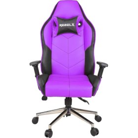 Resim RebelX Devil Oyuncu Koltuğu Lila Renk Yüksek Sırtlı Ergonomik Tasarım 130 cm 