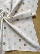 Resim Çok Amaçlı 80X90 Cm Müslin Battaniye Bebek - Yeni Doğan Müslin Bez Çok Renkli 