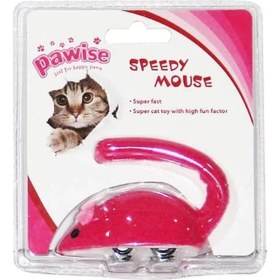 Resim Pawise Kurmalı Peluş Fare Kedi Oyuncağı 9 cm 