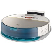 Resim Philips XU7000/02 7000 Serisi HomeRun Aqua Islak Kuru Robot Süpürge, Sarj İstasyonlu, İpek Beyaz ve Altın Sarısı, 