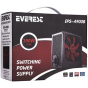 Resim EVEREST EPS-4900B, 350W Peak, 12cm Fan, ATX, Power Supply (PSU) 