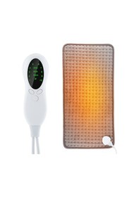 Resim Yifomall 30x60cm Evcil Isıtıcı Yastık - 10 Seviye Sıcaklık Kontrolü Ve 3 Zamanlayıcı Seçeneği İle Fizyoterapi Isıtıcı, Avrupa Standartı 220v 