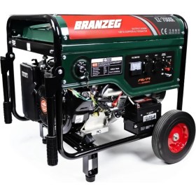 Resim Branzeg 7 Kw Benzinli Jeneratör Bakır Sargılı Marş Ipli 6500W 