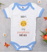 Resim Bitmeyenkartus Bk Kids Kişiye Özel Mavi Bebek Body Zıbın - Model 25 
