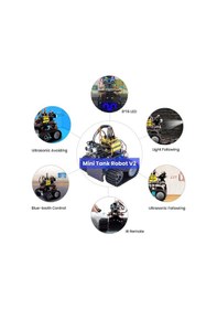 Resim Keyestudıo Mini Tank Robot V2 Arduino İçin Akıllı Araç Kiti 