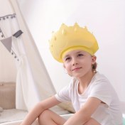 Resim 1 adet Çizgi Film Şampuan Kapağı, Su Geçirmez Kulak Koruma, Göz Koruma Banyo Şapkası 