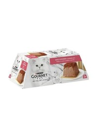 Resim Gourmet Revelations Mousse Somonlu Sosla Kaplı Lezzet Kedi Ödül Yaşmama 2x57 Gr 114 Gr X 2 Paket 