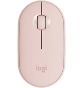 Resim Logitech Pebble M350 Dizüstü Tablet Fare Kablosuz Bluetooth Fare Hafif Ve İnce Pink M221 