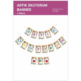 Resim Artık Okuyorum Banner 2 Metre 