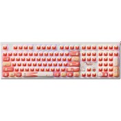 Resim AKKO MONSGEEK MG108B Bunny Apple RGB Kablosuz Hotswap Mekanik Gaming Klavye 