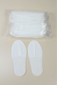 Resim MAKSİMED Nonwovenshoes 20 Çift Otel Terlik, Overlok Terlik, Tek Kullanımlık Terlik 
