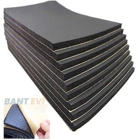 Resim Epdm Kauçuk Sünger 5mm 100x100cm Yapışkanlı Yalıtım Levhası 