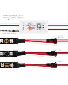 Resim El Kumandası Müzik SP107E Pixel Rgb Uzaktan Kumanda LED Işık Bluetooth Remote Controller Kontrol 20METRE Dc 5-24V 