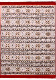 Resim Bigghome Çift Taraflı Kilim, Makinede Yıkanabilir, Modern Desenli, 80 150 Cm, Sa25ba 
