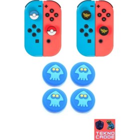 Resim Beboncool Nintendo Switch/switch Oled/switch Lite Analog Koruyucu Silikon Pad 