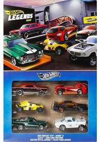 Resim Hot Wheels Silver Series Efsane Temalı 6lı Metal Araba Seti Jby78 Çok Renkli 