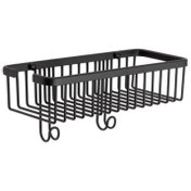 Resim System Siyah 28 cm Dikdörtgen Duş Rafı (BA3013 043 AL6) 