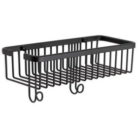 Resim System Siyah 28 cm Dikdörtgen Duş Rafı (BA3013 043 AL6) 