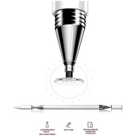 Resim Uyumlu 2 In 1 Stylus Kalem Özel Tasarım Ve Çizim Kalemi Galaxy Tab A8 10.5 Sm-x200 Sm-x205 Kılıf 