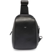 Resim Siyah Deri Unisex Çapraz Askılı Çanta - S1AC00021511-A41 