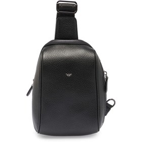 Resim Siyah Deri Unisex Çapraz Askılı Çanta - S1AC00021511-A41 