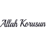 Resim Birim Matbaa ALLAH KORUSUN STİCKER(18X6 CM) 