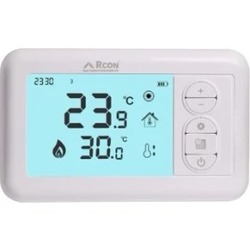 Resim Rcon Rc 305S Kablosuz 7/24 Haftalık Programlı Oda Termostatı 