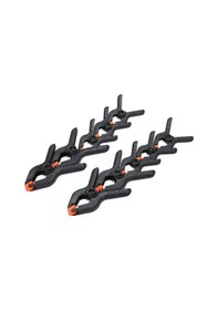 Resim Qingmipy 10 Adet Nilon A Tipi İmalat Klipsi - Plastik Spreyli Fiksasyon Kızakları - Fotoğaflar, Ahşap Çalışmaları Ve Ev İşi İçin Esnek Tutucular 