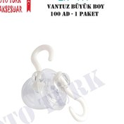 Resim Büyük Küçük Vantuz Vakum Vantuzlu Askı Öpücük Askı 100 Adet 