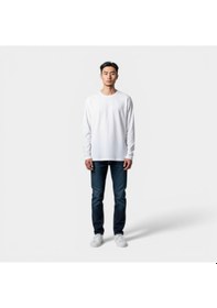 Resim Lumberjack Mb Facts 14ljk-12829 5pr Beyaz Erkek Sweatshırt Beyaz 