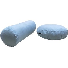 Resim Yoga Bolster Minderi & Meditasyon Minderi - Mavi 
