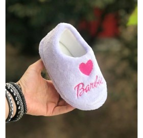 Resim Mychild Kız Çocuk Barby Panduf ,ev Ayakkabısı ,kreş Anaokulu Ayakkabısı 