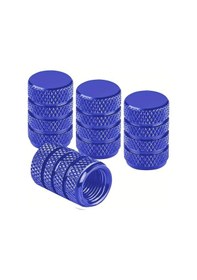Resim Besthome1 4'lü Mavi Anodize Alüminyum Tıpa Seti - Araç, Motosiklet, Bisiklet Kapakları 