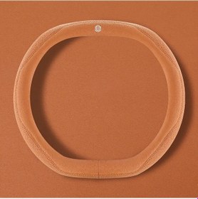 Resim Honeybeeshop D Vitamini Portakal Renk D-şekilli Suede Direksiyon Kılıfı Nefes Alabilir Kaymaz Ter Emici 4 Mevsim Turuncu D Vitamini 