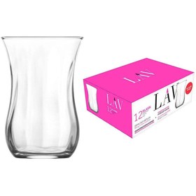 Resim LAV Altılı Çay Bardağı (LV-30020 OPTE*12) 